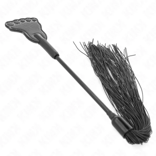 Foot-shaped paddles with tassel whip 31cm – Kink