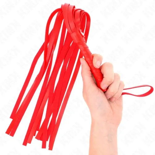 Simple Red Whip 45cm – Kink