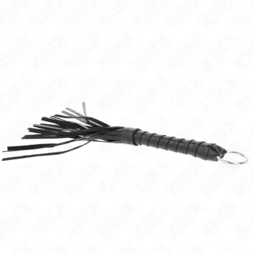Einfache Mini-Peitsche Schwarz 28cm – Kink