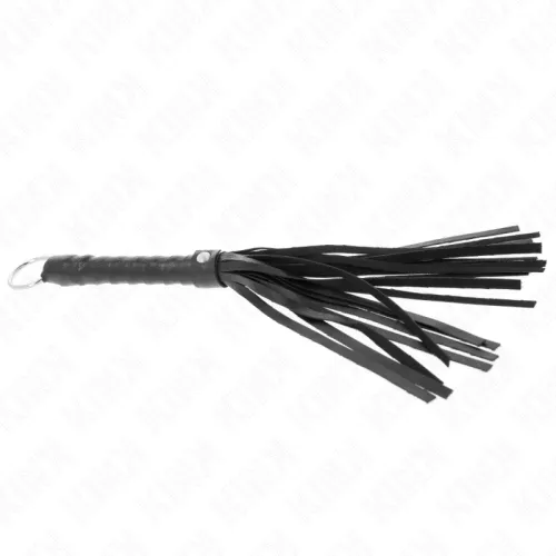 Einfache Mini-Peitsche Schwarz 28cm – Kink