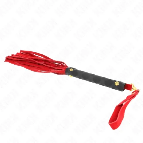 Red suede mini whip 30cm – Kink