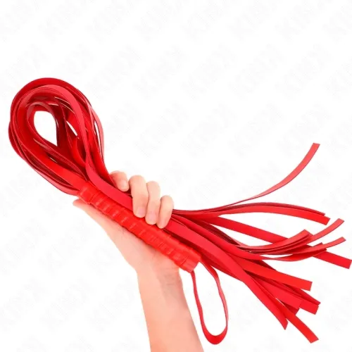 Red Whip with Short Handle and Long Tail 70cm – Kink