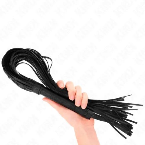 Black soft PVC whip 70cm – Kink