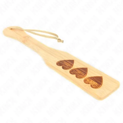 Bamboo palette heart design 32 x 5.5 cm – Kink