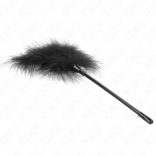 Black tickle feathers for the bondage set 27cm – Kink