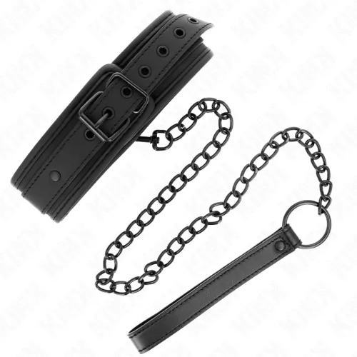 Neoprene Bondage Collar Model 1 with Belt 78cm – Kink