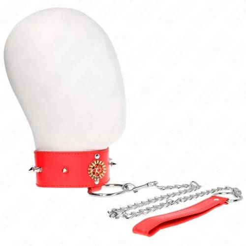 Rote Diamantkette Mit Gürtel 65cm – Kink