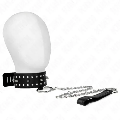 Halskette Mit Leine 65cm Mit Silbernen Nieten – Kink