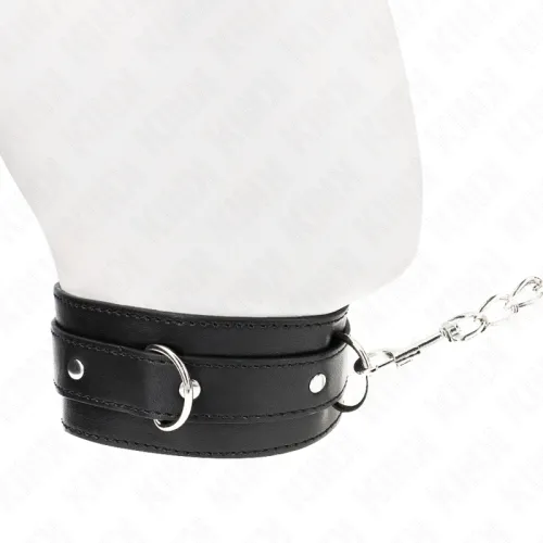 Collar with Belt 65cm with Strap Black – Kink