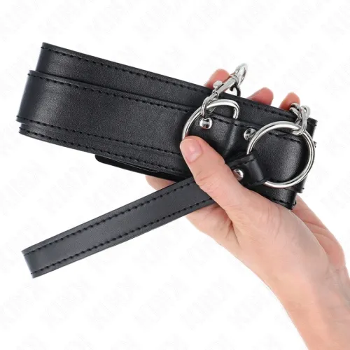 Halskette Mit Riemen 65cm Silber Schnallen – Kink