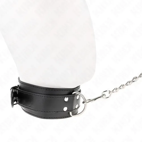 Halskette Mit Riemen 65cm Silber Schnallen – Kink