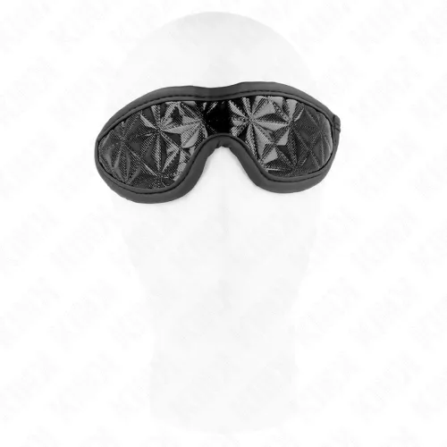 Black headband with diamond pattern 20.5 x 6 cm – Kink