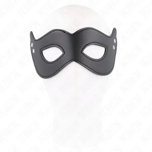 Kunstledermaske Mit Nieten Modell 1 26 X 8cm – Kink