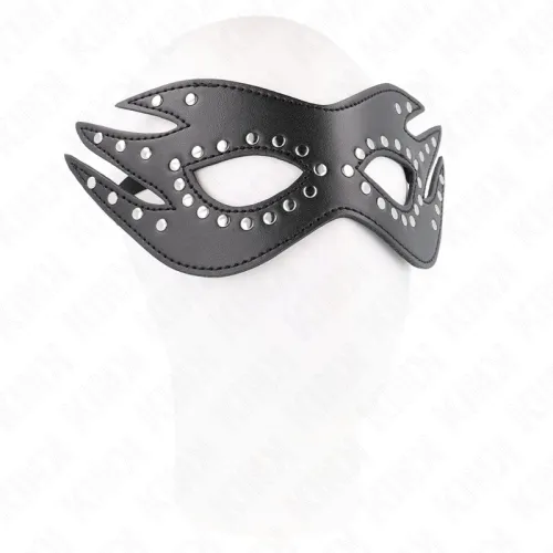 Kunstledermaske Mit Nieten Modell 3 26 X 9.5cm – Kink