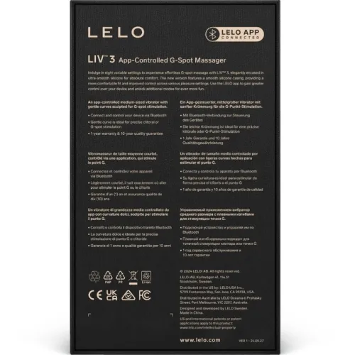 Liv™ 3 G-Spot Stimulator Purple | Lelo