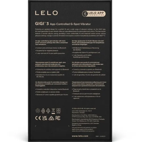 Gigi™ 3 G-Spot Vibrator Purple | Lelo