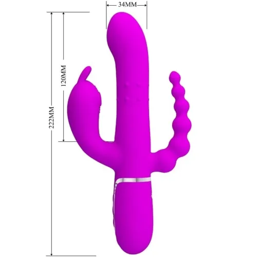 Cammy Triple Vibrator Multifunktion 4 In 1 Rosa | Pretty Love