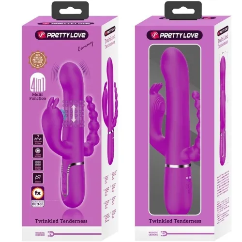 Cammy Triple Vibrator Multifunktion 4 In 1 Rosa | Pretty Love