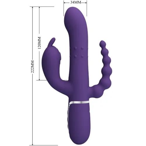 Cammy Triple Vibrator Multifunktion 4 In 1 Lila | Pretty Love