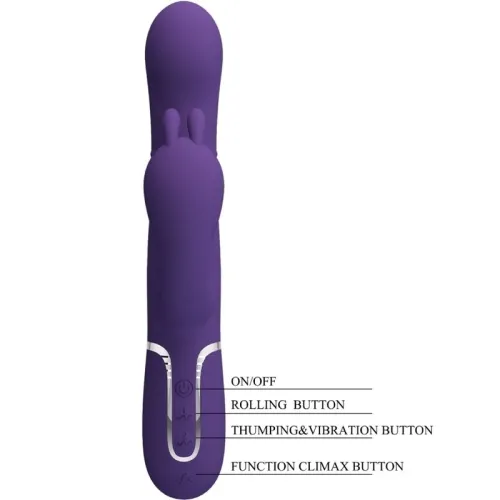 Cammy Triple Vibrator Multifunktion 4 In 1 Lila | Pretty Love