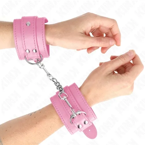 Einfache Handgelenksfesseln Rosa – Kink