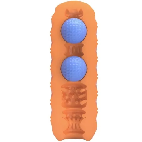 Twin Balls Male Masturbator Orange – Pretty Love