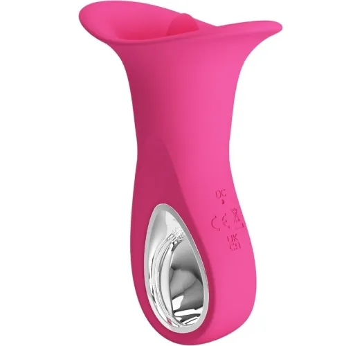 Clyde Oral Vibrator Vibrating Tongue 12 Modes Pink | Pretty Love