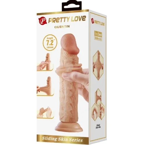 Quentin Realistischer Dildo 18cm Fleisch – Pretty Love