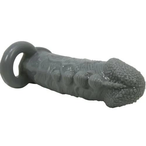 Realistic Penis Reducer and Delay Sleeve Grey – Pretty Love