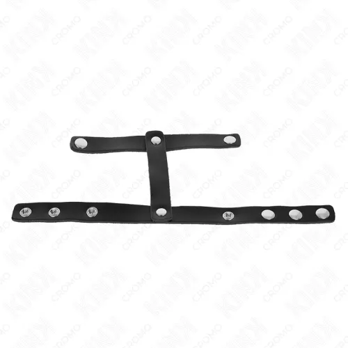 Adjustable leather penis ring and scrotum strap – Kink