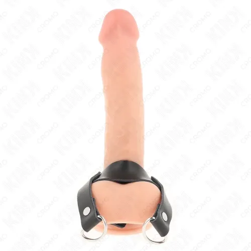 Penisring Mit "D" Förmigen Ringen 18,5 X 3,3cm – Kink
