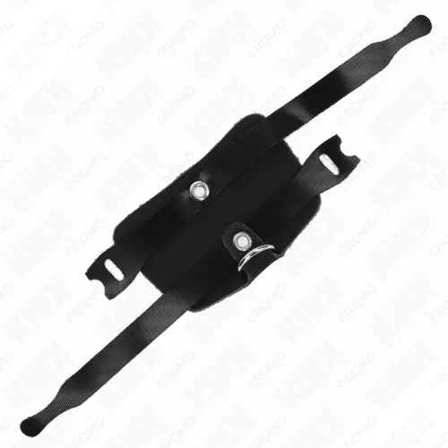 Leather penis ring with adjustable hook closure – Kink