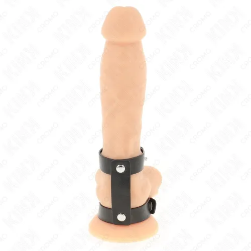 Adjustable Double Leather Penis Ring – Kink