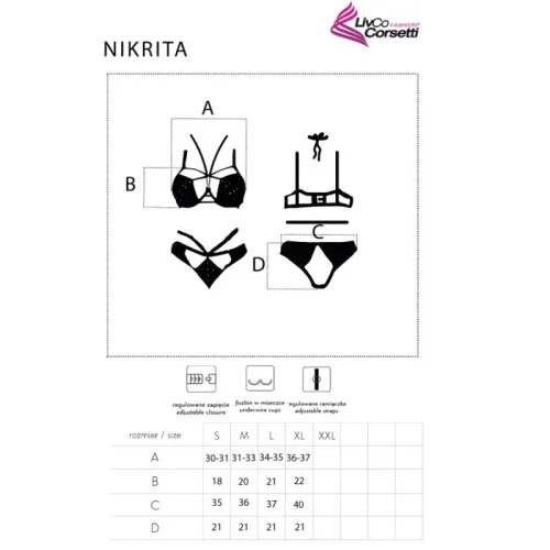 Melisenda Cf 1709 Bademantel + Hemd + String Schwarz S – Livco Corsetti Fashion