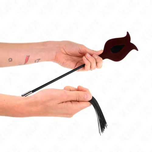 Rosenform Quastenpeitsche Aus Silikon 45cm – Kink