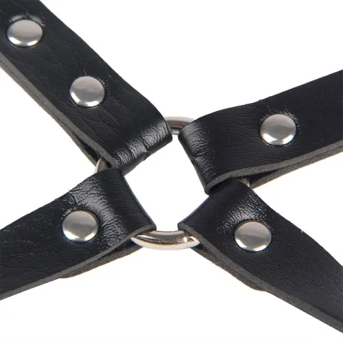 Handschellen Mit Bondage-Gürtel Schwarz – Subblime