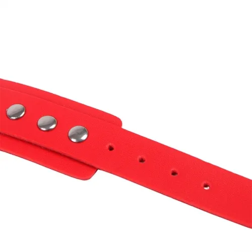 Handcuffs with Bondage Belt Red – Subblime