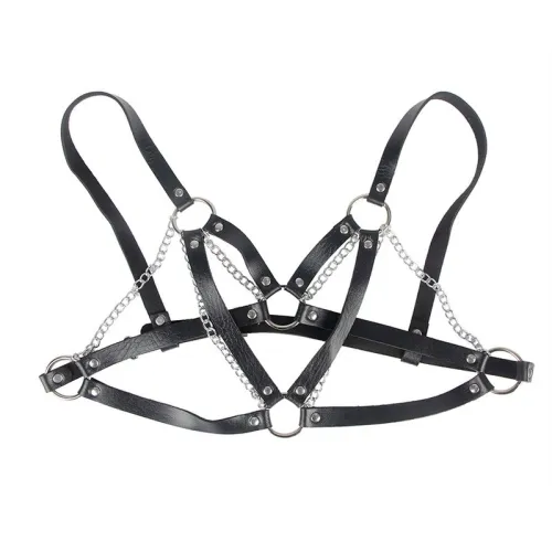 Punk Bondage Belt Metal Buckle Black – Subblime
