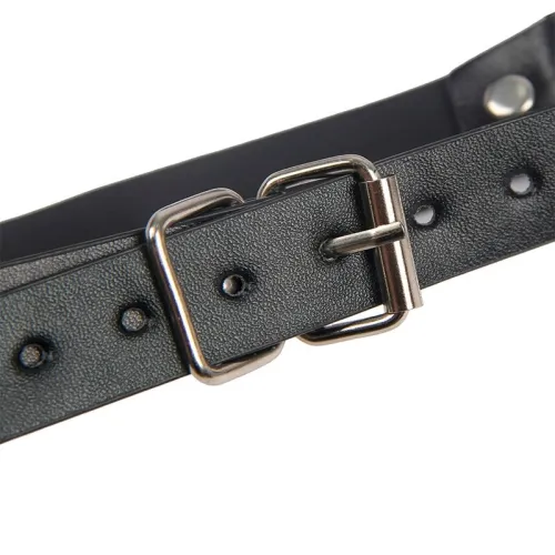 Bondage Lederriemen Brustklemmen Schwarz – Subblime