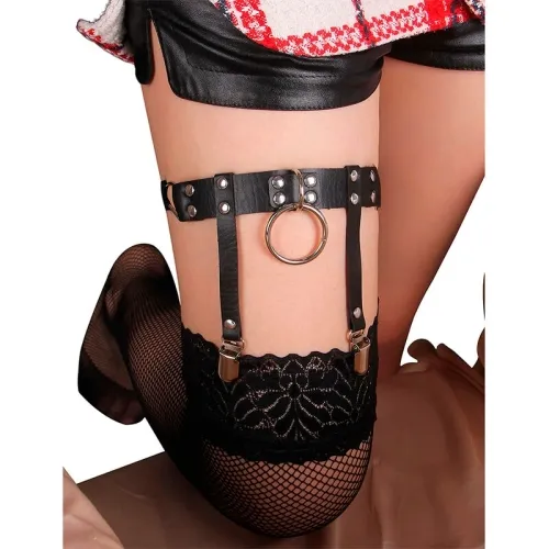 Adjustable Punk Leather Tights Black – Subblime