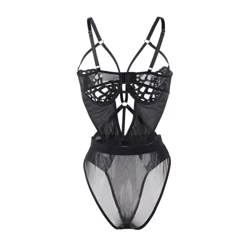 Sexy Lace Bodysuit Black S/M – Subblime