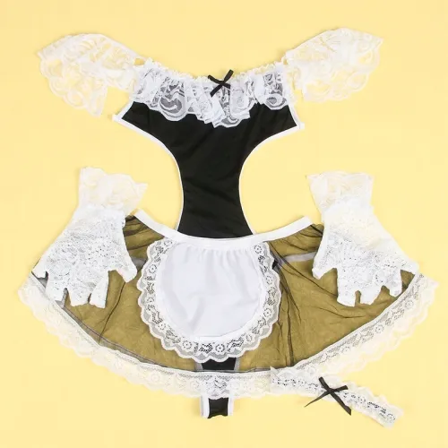 Sexy maid costume black/white L/Xl – Sublime