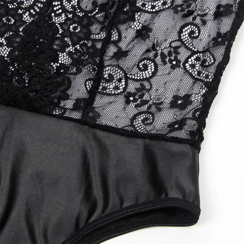 Sexy Body Mit Strumpfgürtel Schwarz S/M – Subblime