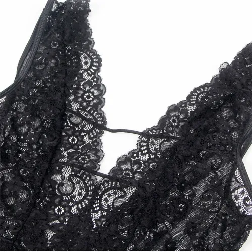 Sexy Bodysuit with Garter Belt Black L/XL – Subblime
