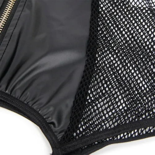 Sexy Mesh Dress Leather Black L/XL – Subblime
