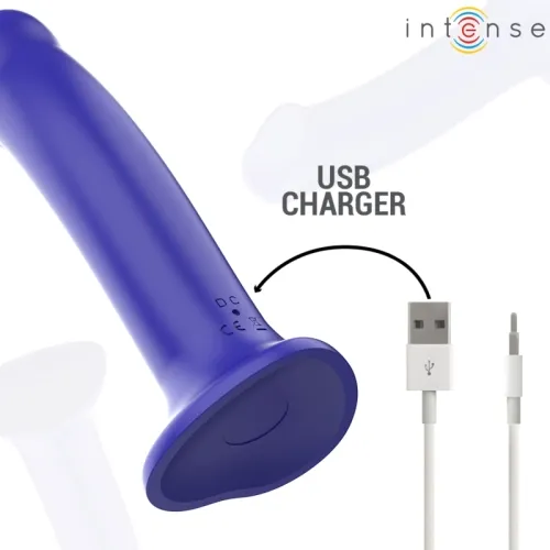 Victoria Vibrator Mit Saugnäpfen 10 Modi Dunkelblau | Intense