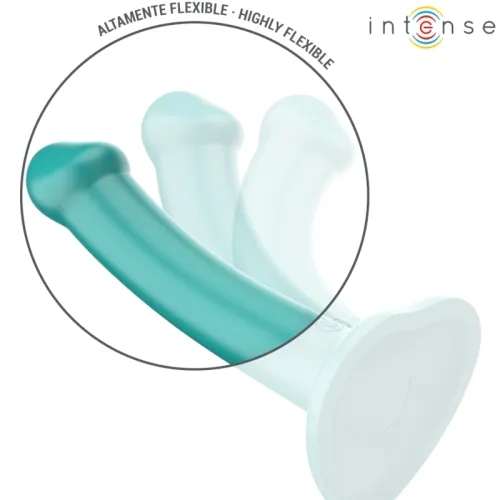 Katie Vibrator with Suction Cups, 10 Modes, Blue, Remote Control | Intense