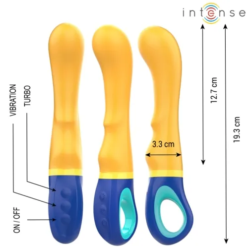 Shaggy G-Spot Vibrator Yellow | Intense