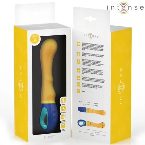 Shaggy G-Spot Vibrator Yellow | Intense