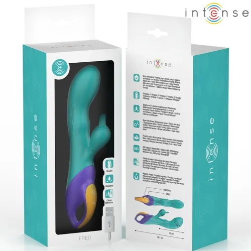 Fred Rabbit Vibrator Blue | Intense